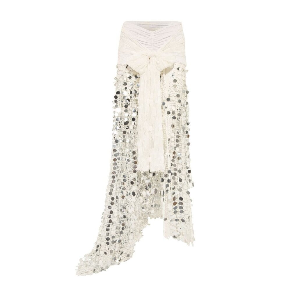 Siedres - Silvana Sequinned Knit Maxi Skirt - EU 38